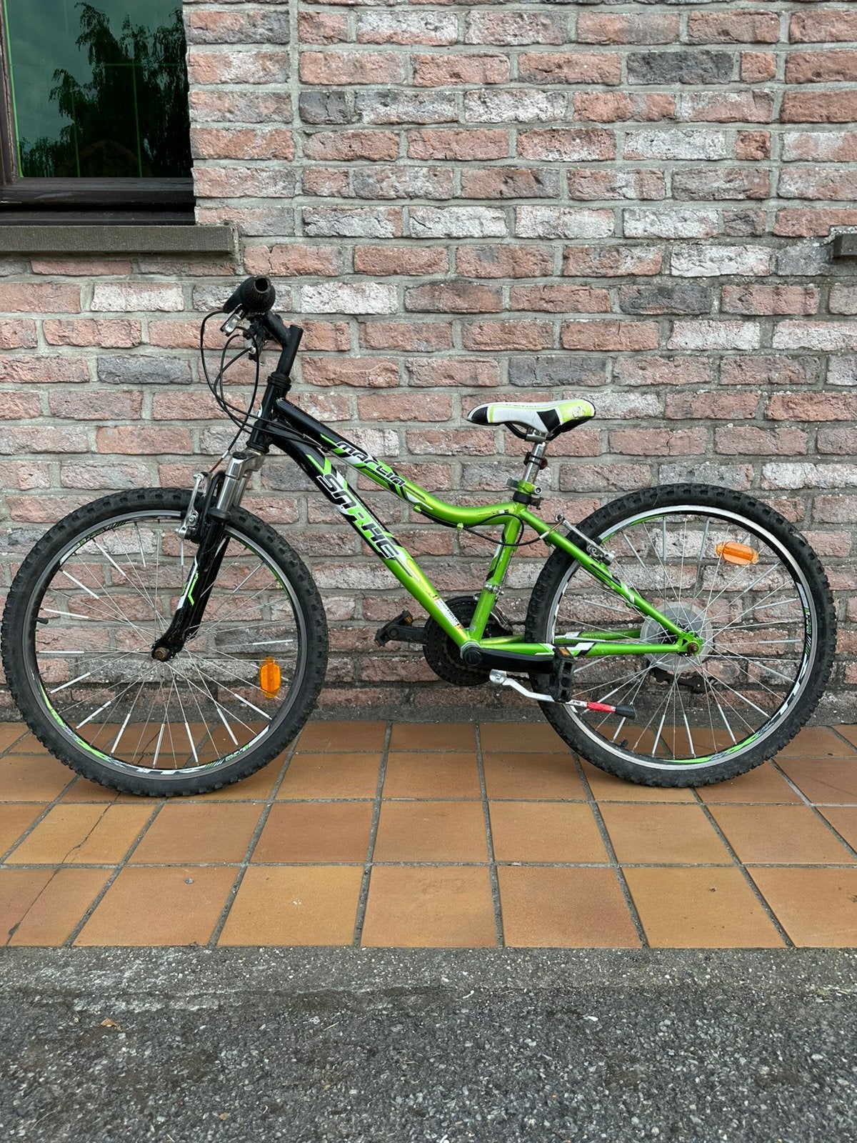 Marlin Maestro 24 inch Mountainbike – Groen/Zwart Met Vering, Fietsen en Brommers, Ophalen, Zo goed als nieuw