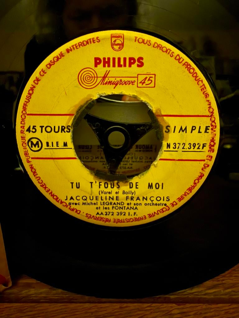 Tu T’Fous De Moi -L’ amour A Fleur De Coeur, Gebruikt, 7 inch, Single, Ophalen of Verzenden