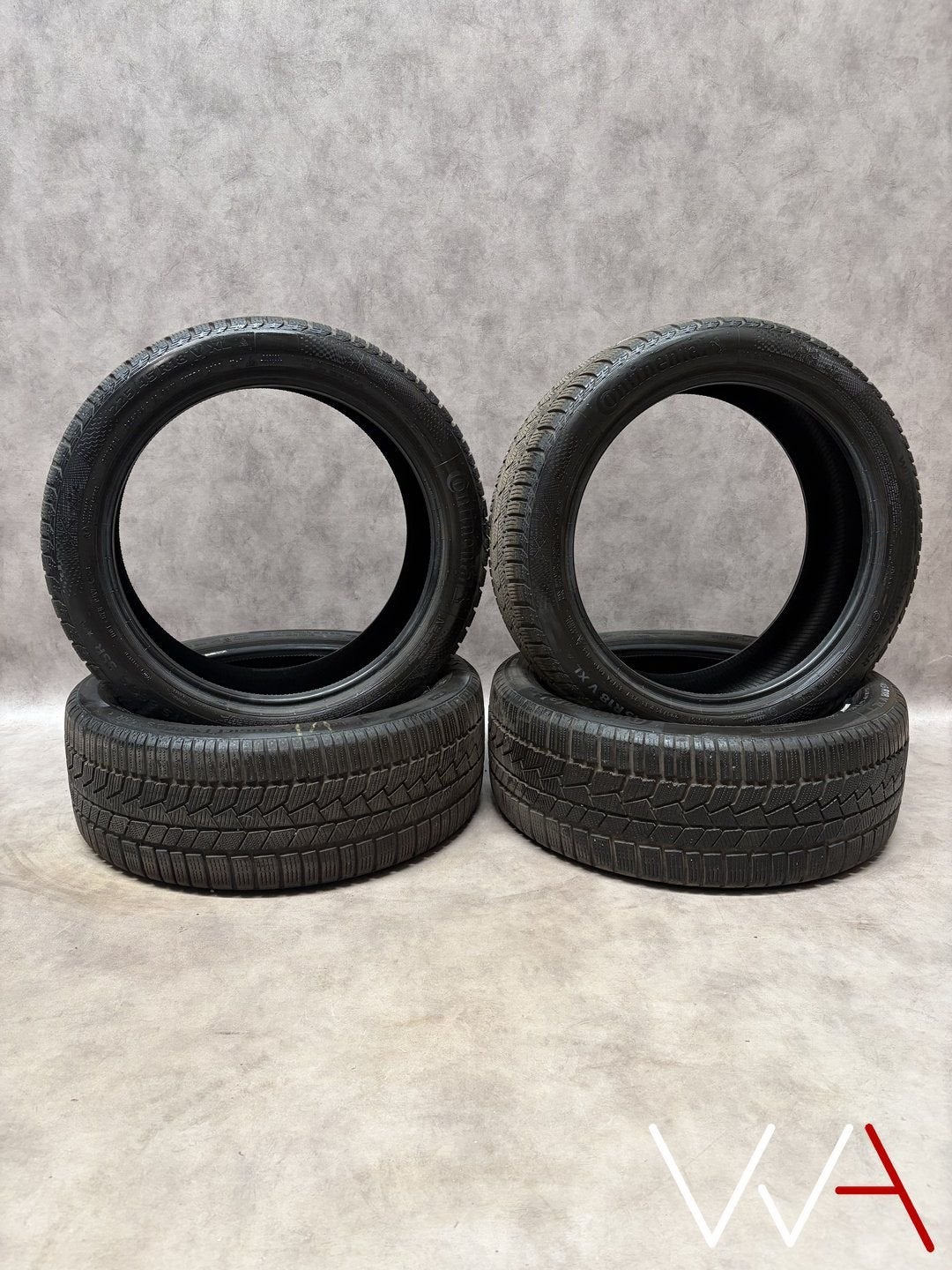 4x 225/45 R18 Continental Wintercontact TS860S BMW 1 3 serie, Gebruikt, Velg(en), -, -