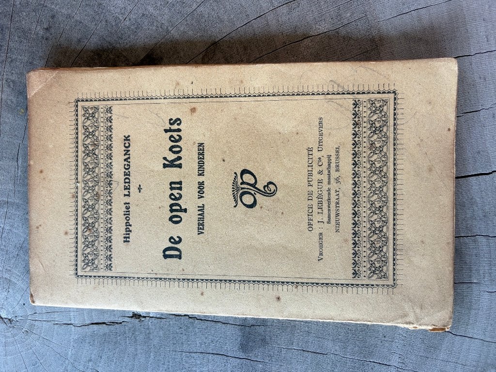 Hippoliet Ledeganck – De open koets, Ophalen of Verzenden