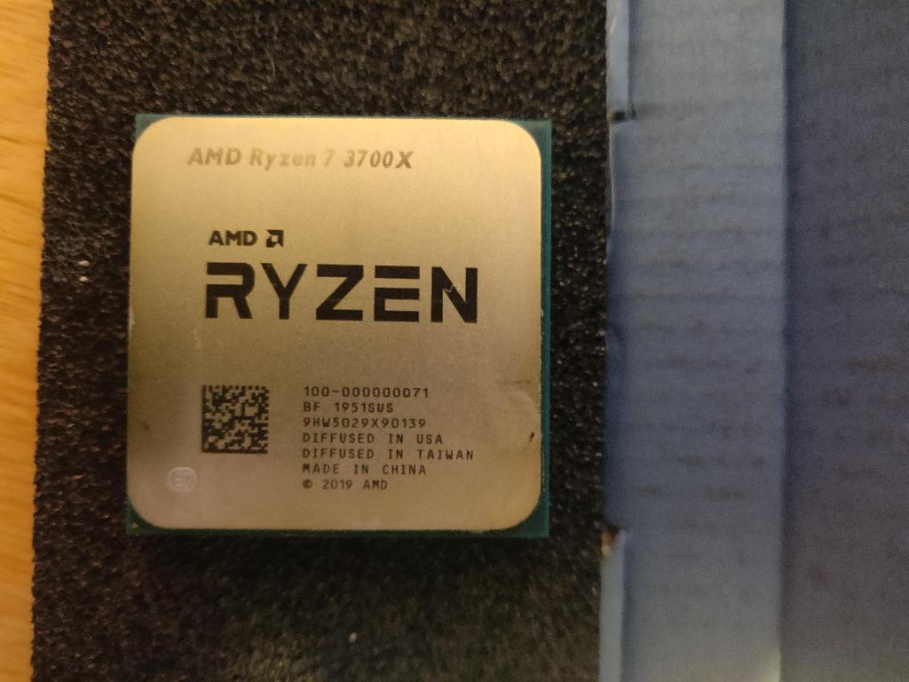 AMD Ryzen 7 3700X Tray, Computers en Software, Processors, 8-core, Ophalen of Verzenden, Zo goed als nieuw, AMD Ryzen 7