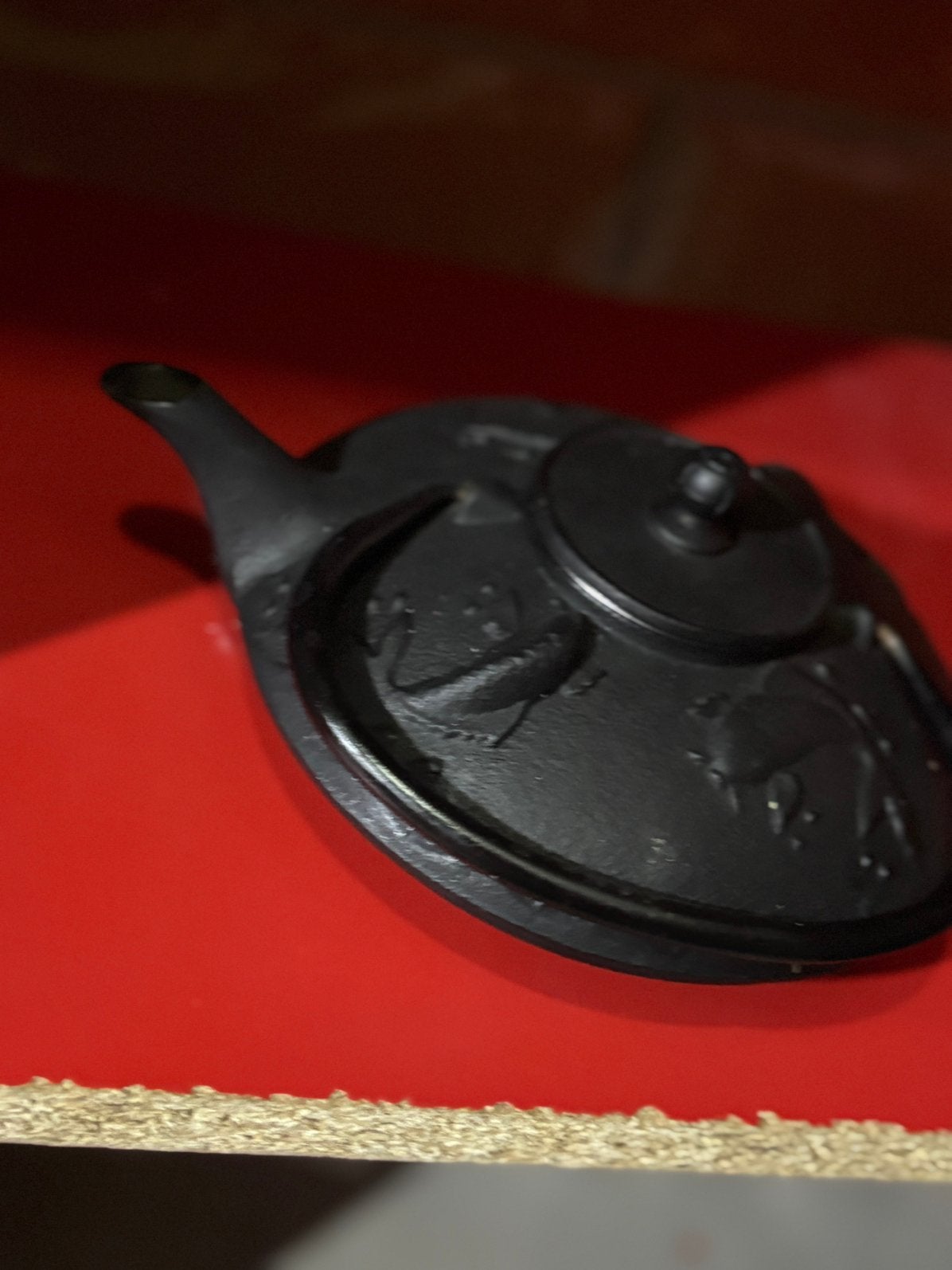Gietijzeren theepot, Théière/bouilloire, Enlèvement ou Envoi, Utilisé, Noir