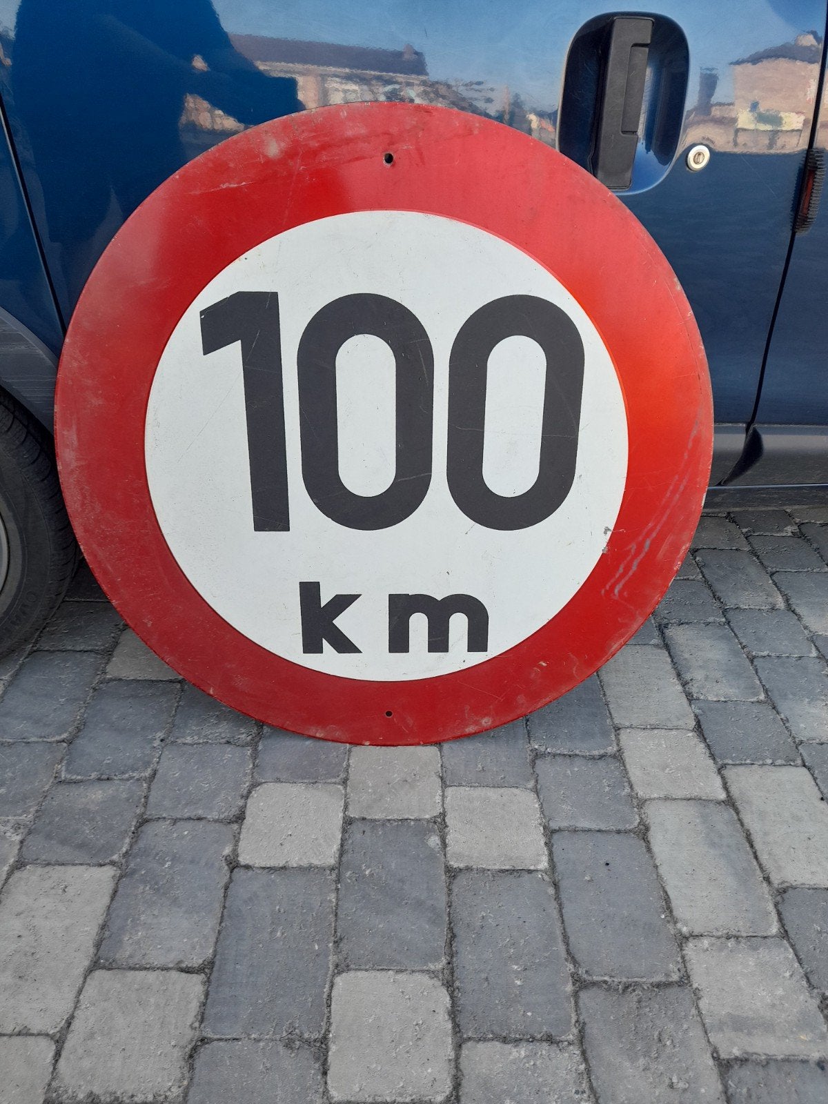Plaque 100 km, Verzamelen, Merken en Reclamevoorwerpen