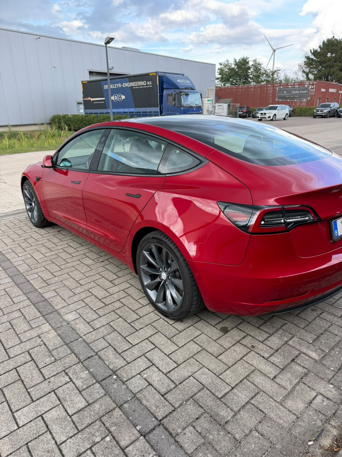 Tesla 3 SR  2019/11. 155dkm, Auto's, Automaat, 4 deurs, Leder, Elektrisch