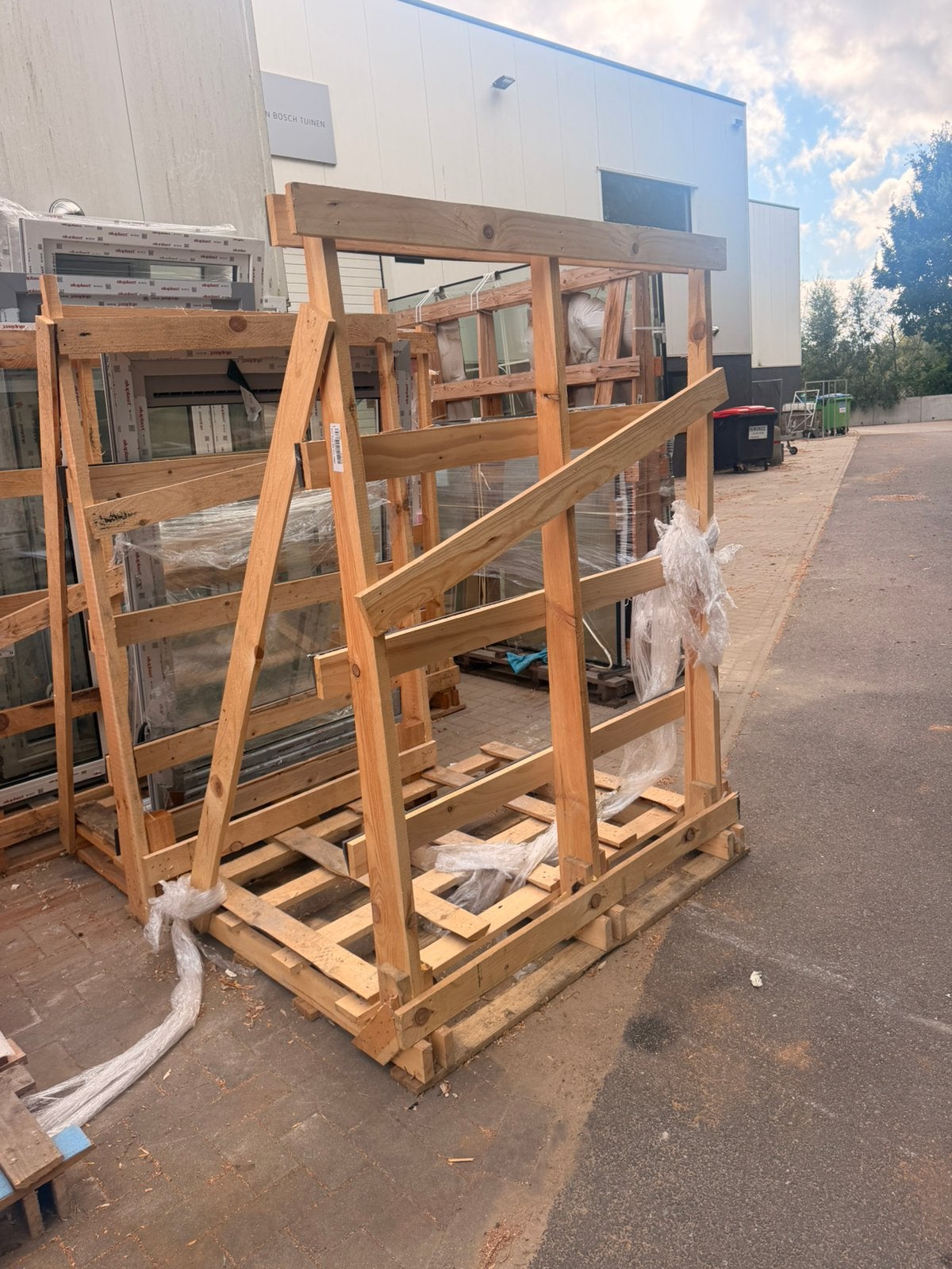 Gratis houten bokken op te halen !, Tuin en Terras, Brandhout, Blokken, Ophalen