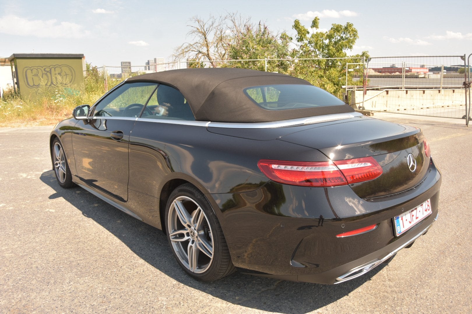 Mercedes E220 cabrio - 2019 - diesel - full option - 70k km, Autos, 143 kW, Euro 6, Cabriolet, Noir