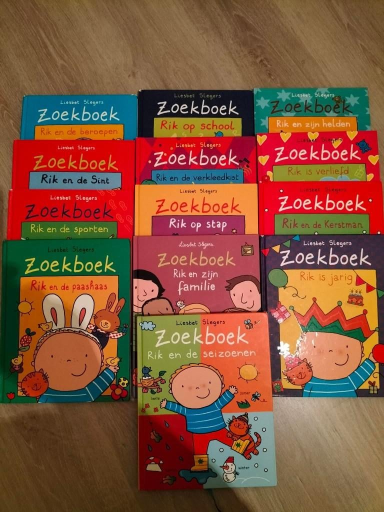 Rik zoekboeken, Boeken, Ophalen, Gelezen