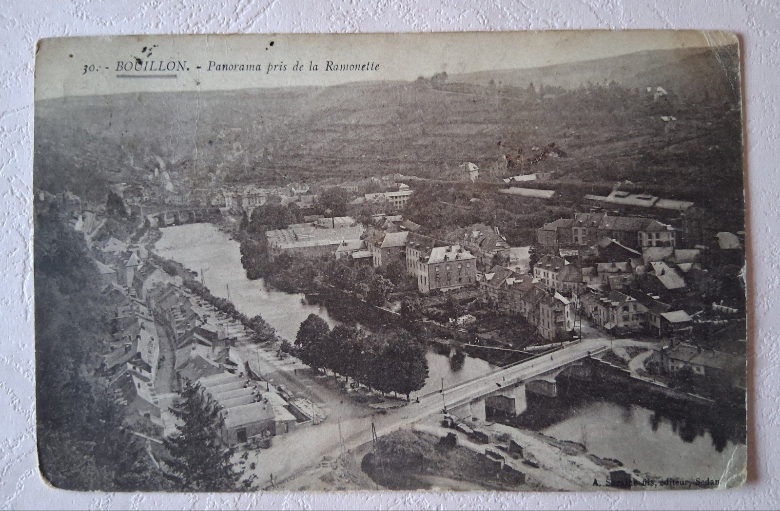 vintage Postkaart Panorama van Boullion, Ophalen of Verzenden