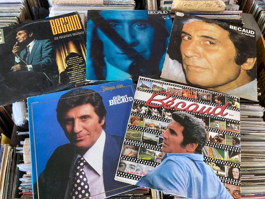 GILBERT BECAUD/ 5 Lp’s samen, CD & DVD, Vinyles | Autres Vinyles, Enlèvement, Comme neuf