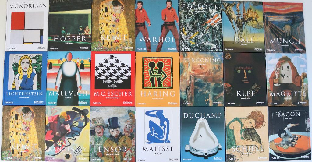 20 X Taschen / De Morgen - Meesterlijk Modern Kunstcollectie, Enlèvement ou Envoi, Comme neuf