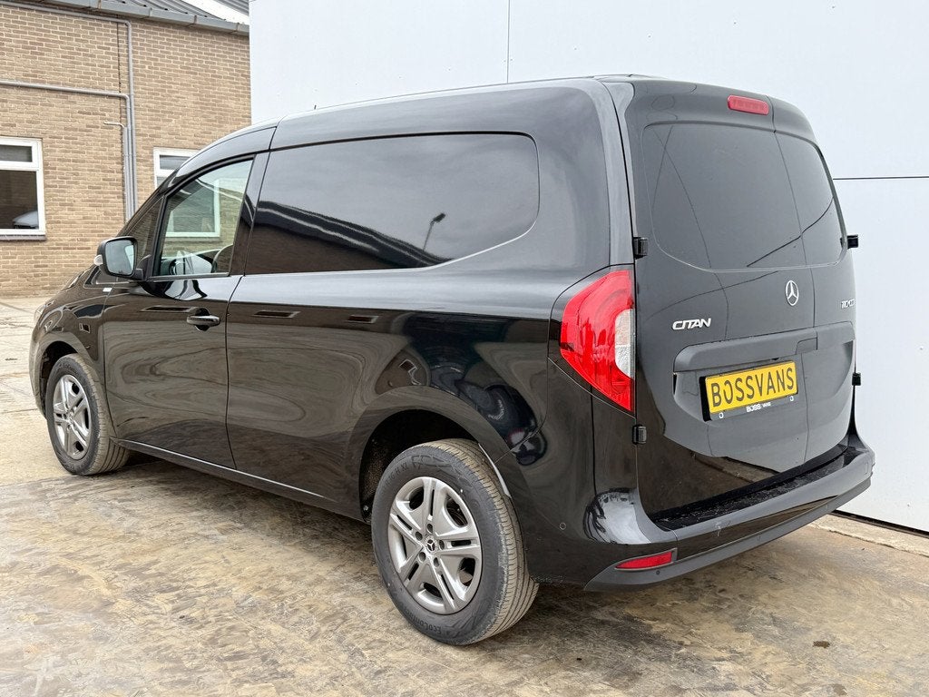 Mercedes-Benz Citan 110 CDI Automaat L1 Airco Carplay Cruise, Auto's, Stof, Gebruikt, Zwart, 4 cilinders