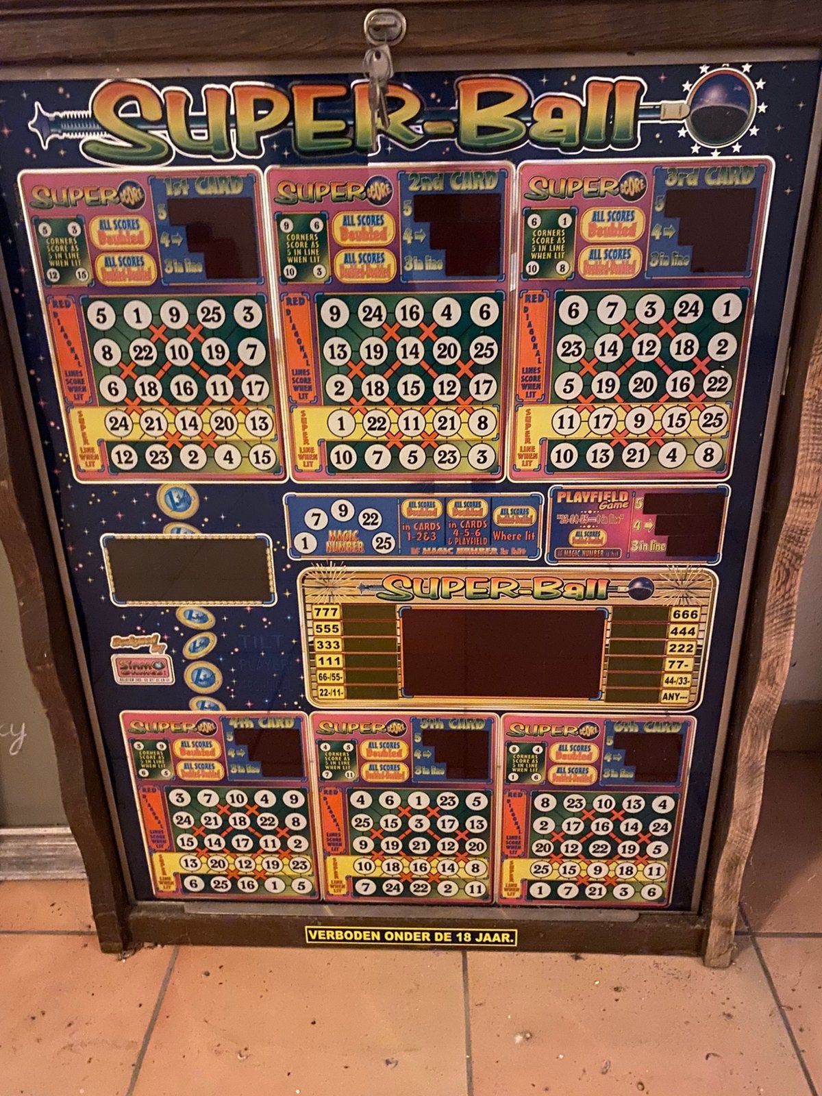 Decoratie mancave, Verzamelen, Automaten | Gokkasten en Fruitautomaten, Ophalen, Gebruikt
