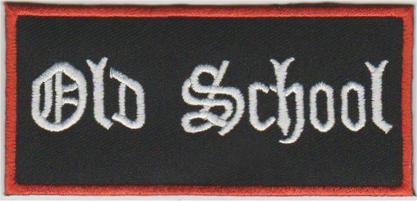 Old School stoffen opstrijk patch embleem #1, Motoren, Verzenden, Nieuw