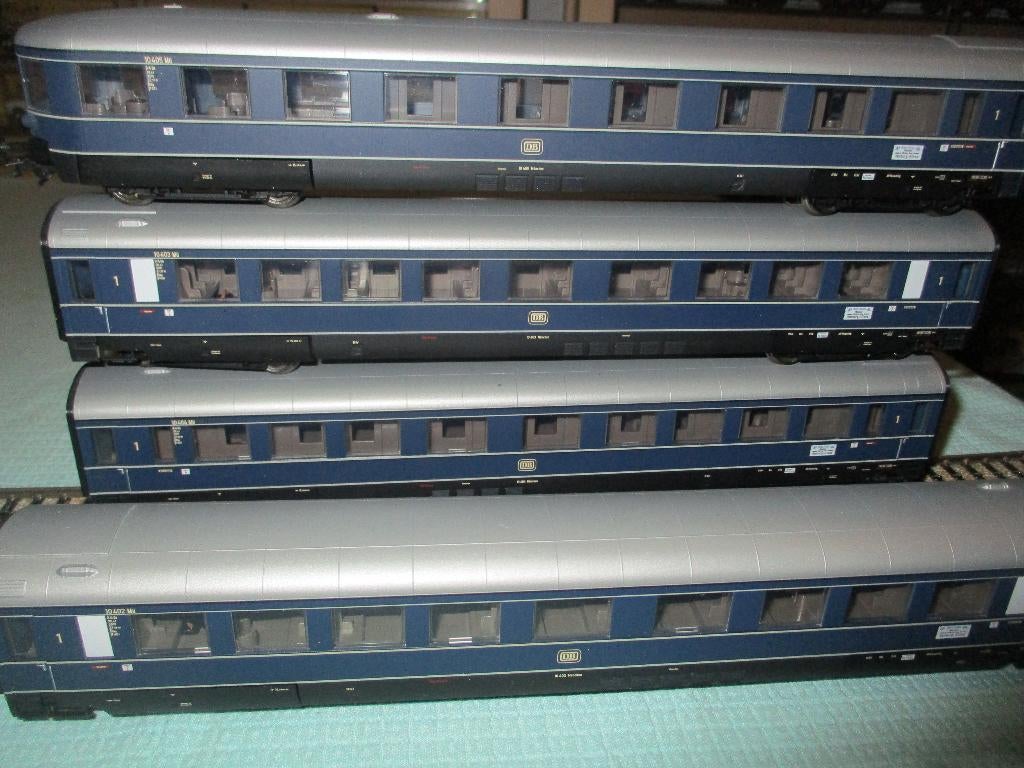 Marklin 4 wagons du coffret 42910 "Blauer Anzian " Lire !, Enlèvement ou Envoi, Comme neuf, Märklin