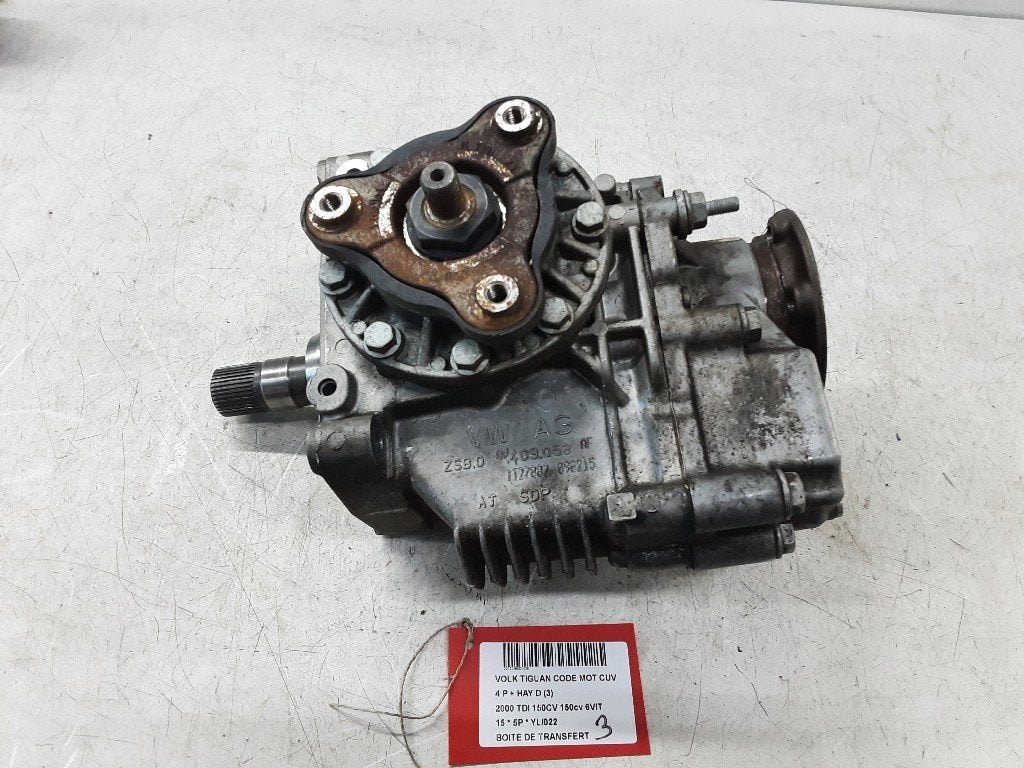 BOÎTE DE TRANSFERT 4X4 Tiguan (5N1 / 2) (0AV409053AF), Volkswagen, Mevr. I. Hauben, Utilisé, Rue de l'Espoir 34 34
4030  GRIVEGNÉE, BE