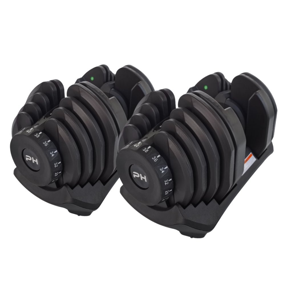 REFURBISHED DEAL PH Fitness - 2x 40KG Verstelbare Dumbbells, Sport en Fitness, Fitnessmaterialen, Nieuw, Dumbbell, Ophalen of Verzenden