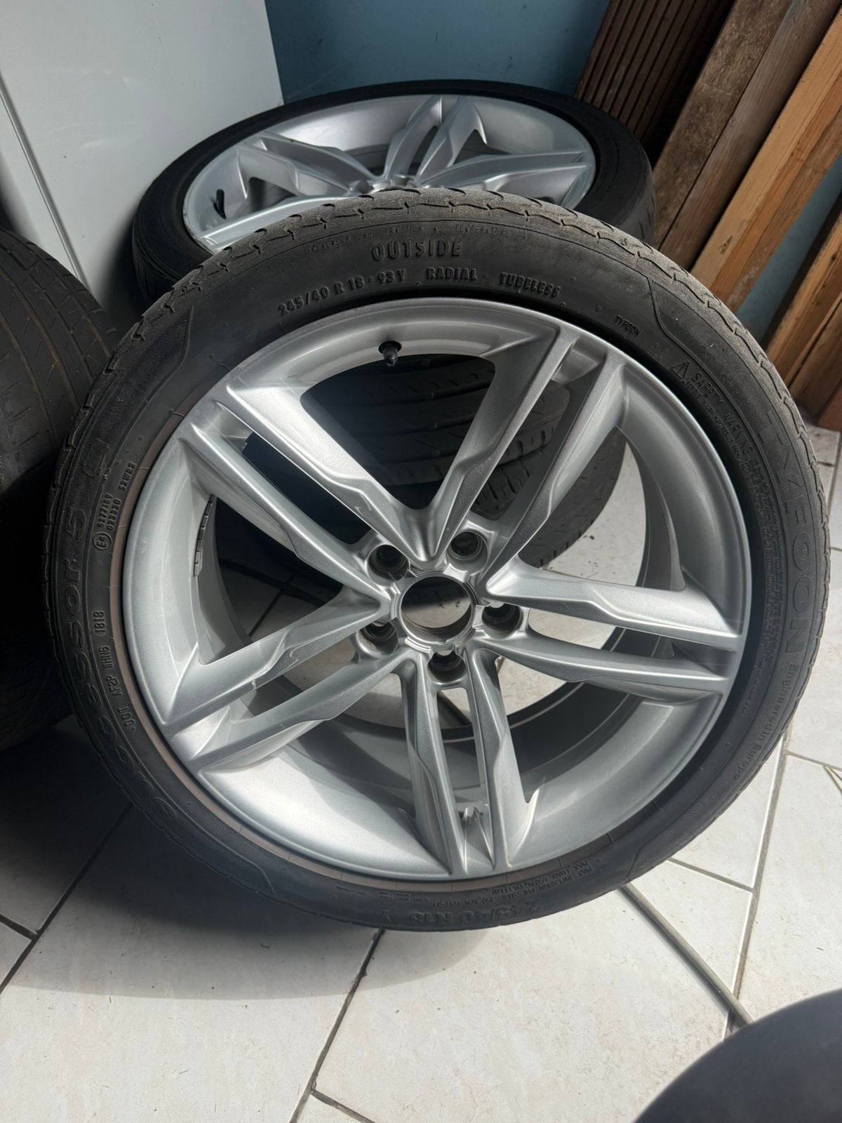 Aluminium velgen, 245 mm, Véhicule de tourisme, 18 pouces, Enlèvement