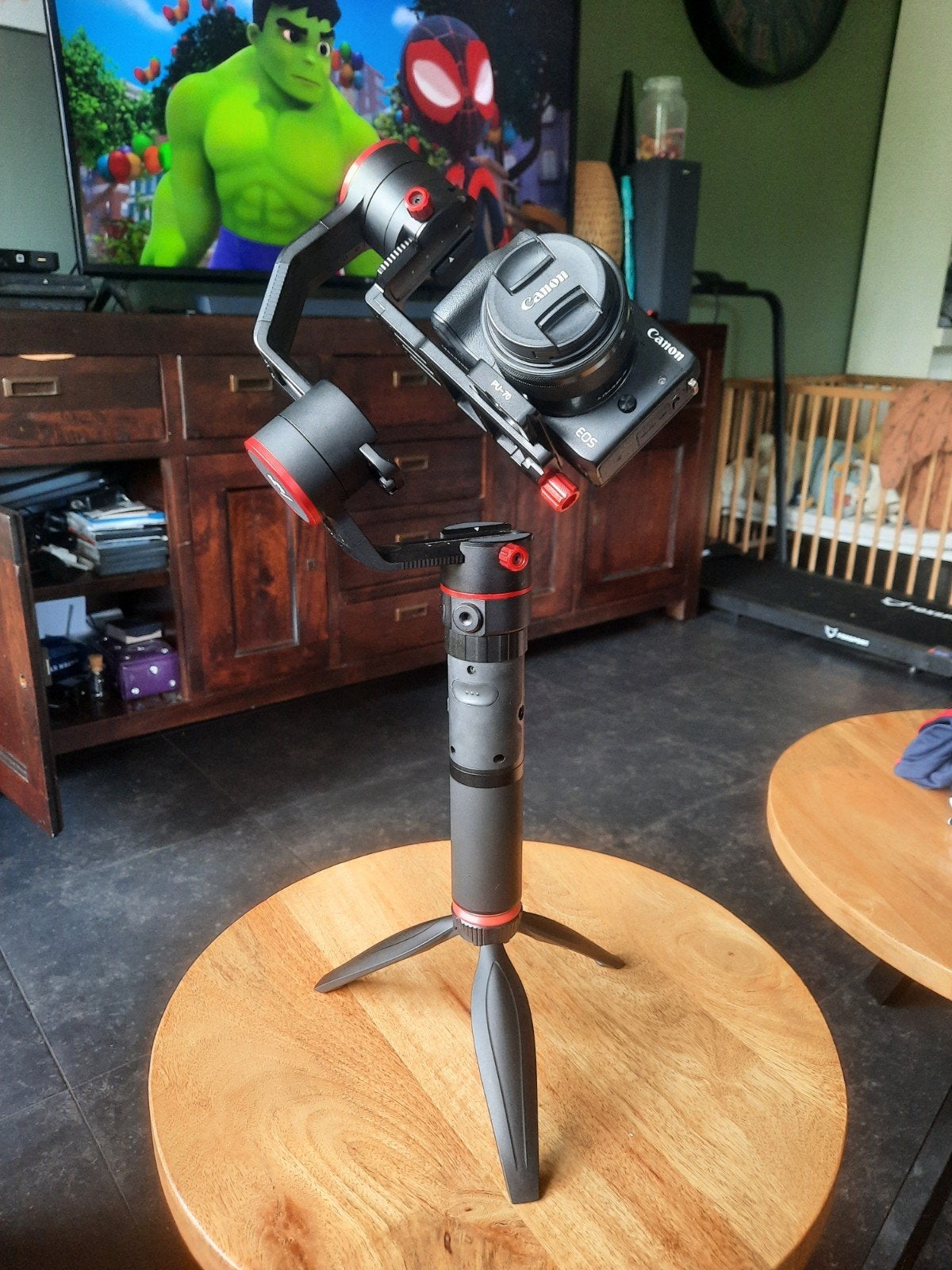Feiyu tech A1000 3 assige gimbal, Audio, Tv en Foto, Ophalen, Gimbal, Flexibele poten, Gebruikt