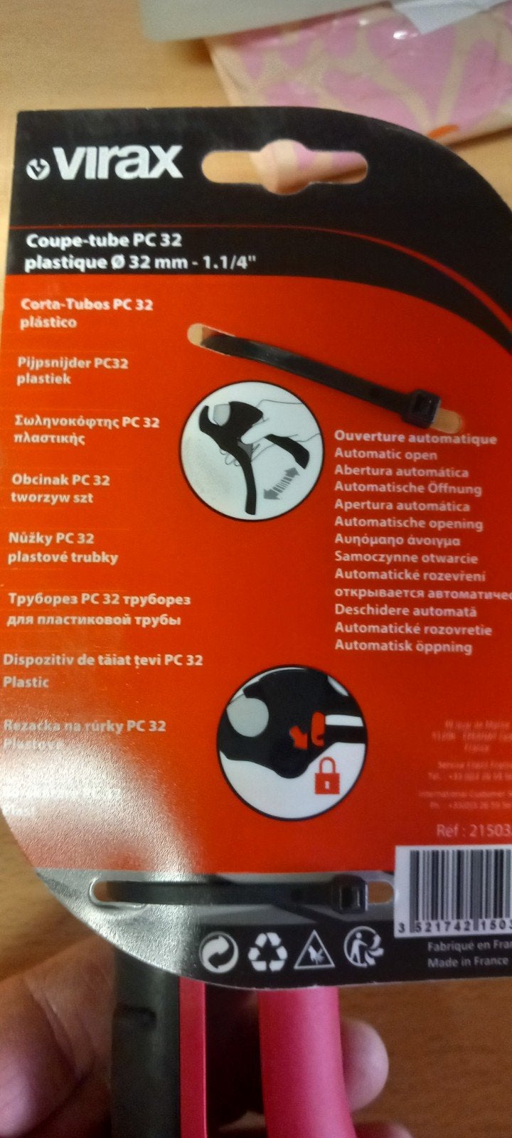 pijpsnijder PC32, Ophalen, Nieuw