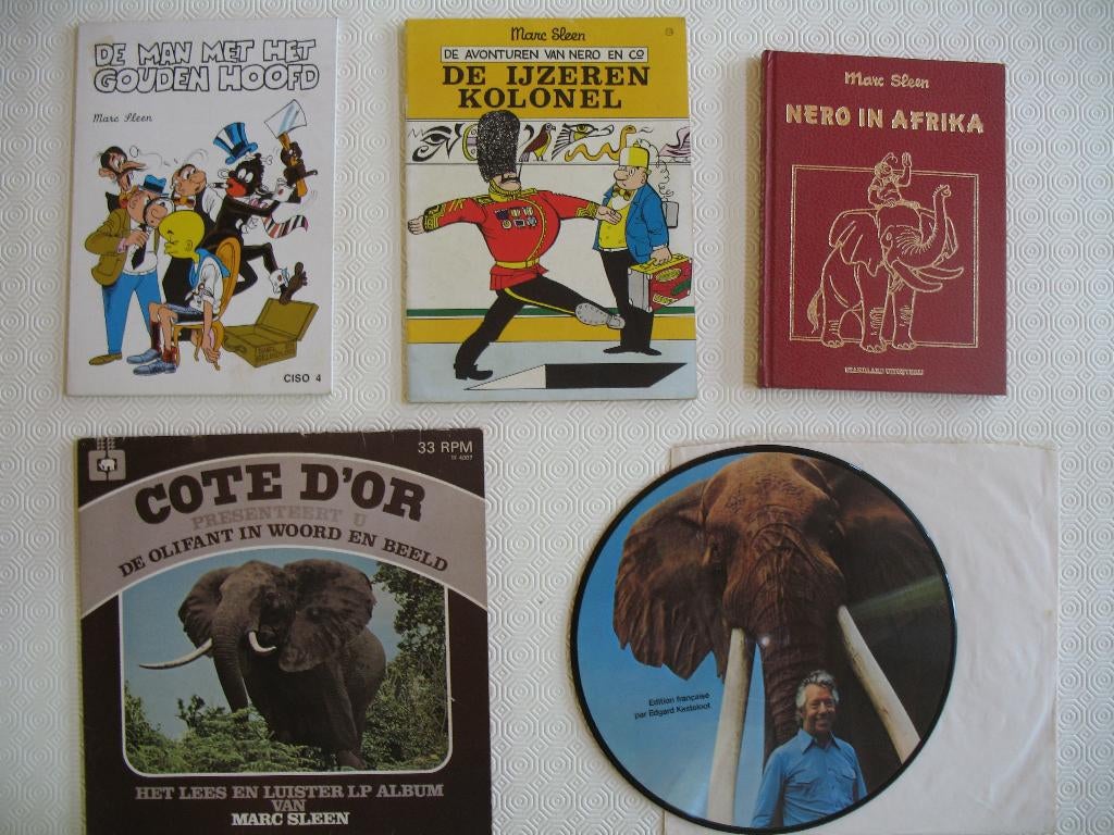 De avonturen van Nero en co, + lp van Marc Sleen, Meerdere stripboeken, Ophalen of Verzenden, Zo goed als nieuw