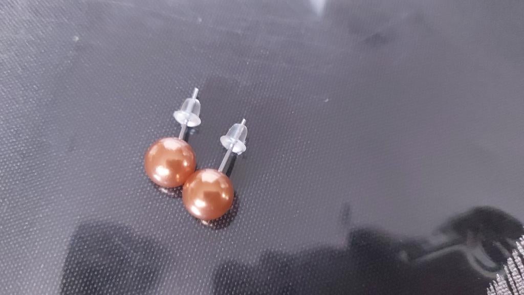 boucles d'oreilles, Bijoux, Sacs & Beauté, Enlèvement ou Envoi, Neuf, Brun