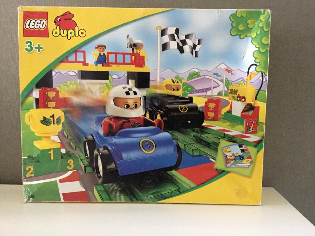 Lego Duplo Racing Action 3085, Kinderen en Baby's, Ophalen of Verzenden, Duplo