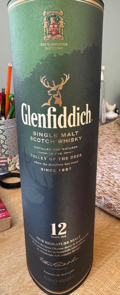 Whisky : Glenfiddich koker, Verzamelen, Ophalen of Verzenden, Nieuw, Overige typen