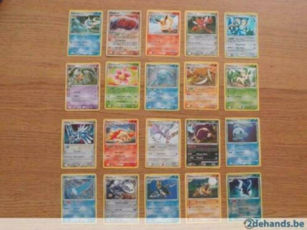 Pokemon set van 20 "rare" kaarten, Hobby & Loisirs créatifs, Jeux de cartes à collectionner | Pokémon, Comme neuf, Enlèvement