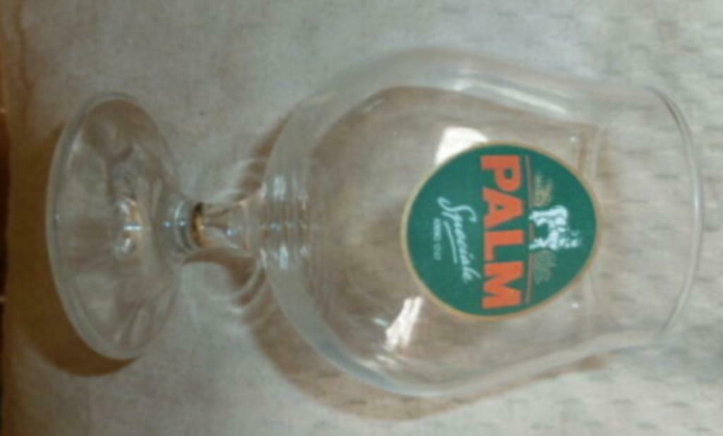 #H Bier glas PALM Speciale Anno 1747 brij. Palm Steenhuffel, Enlèvement ou Envoi, Utilisé, Verre à bière
