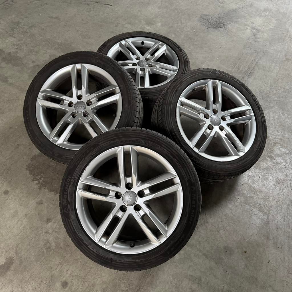 Originele Audi Velgen 18 inch - A6/A5/… 245/45R18, Auto-onderdelen, Banden en Velgen, Ophalen, 18 inch, 245 mm, Velg(en)