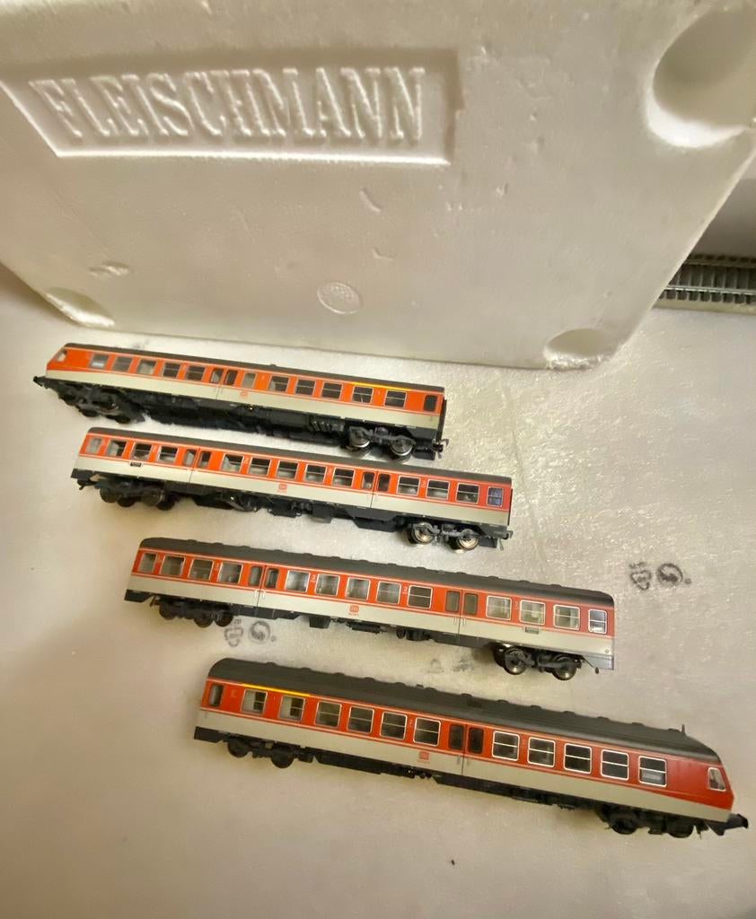Autorail DB Fleischmann, Neuf, Courant continu, Set de Trains, Fleischmann