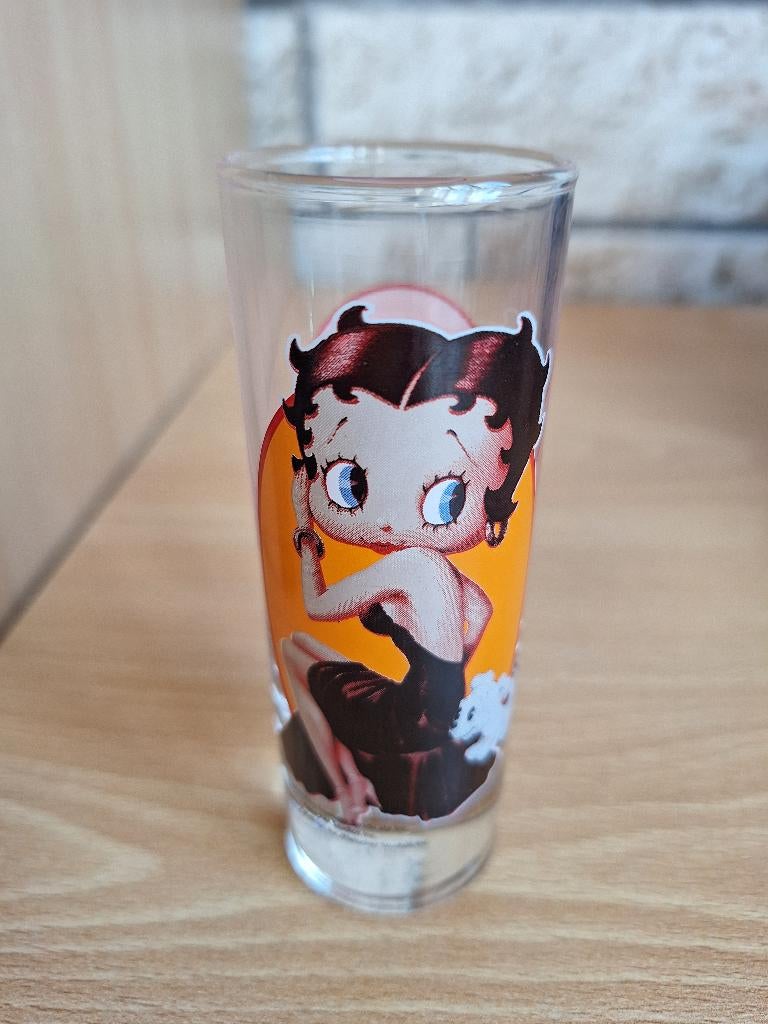Betty Boop „Avenue of the Stars” borrelglas 2003, Verzamelen, Ophalen of Verzenden, Nieuw, Mens