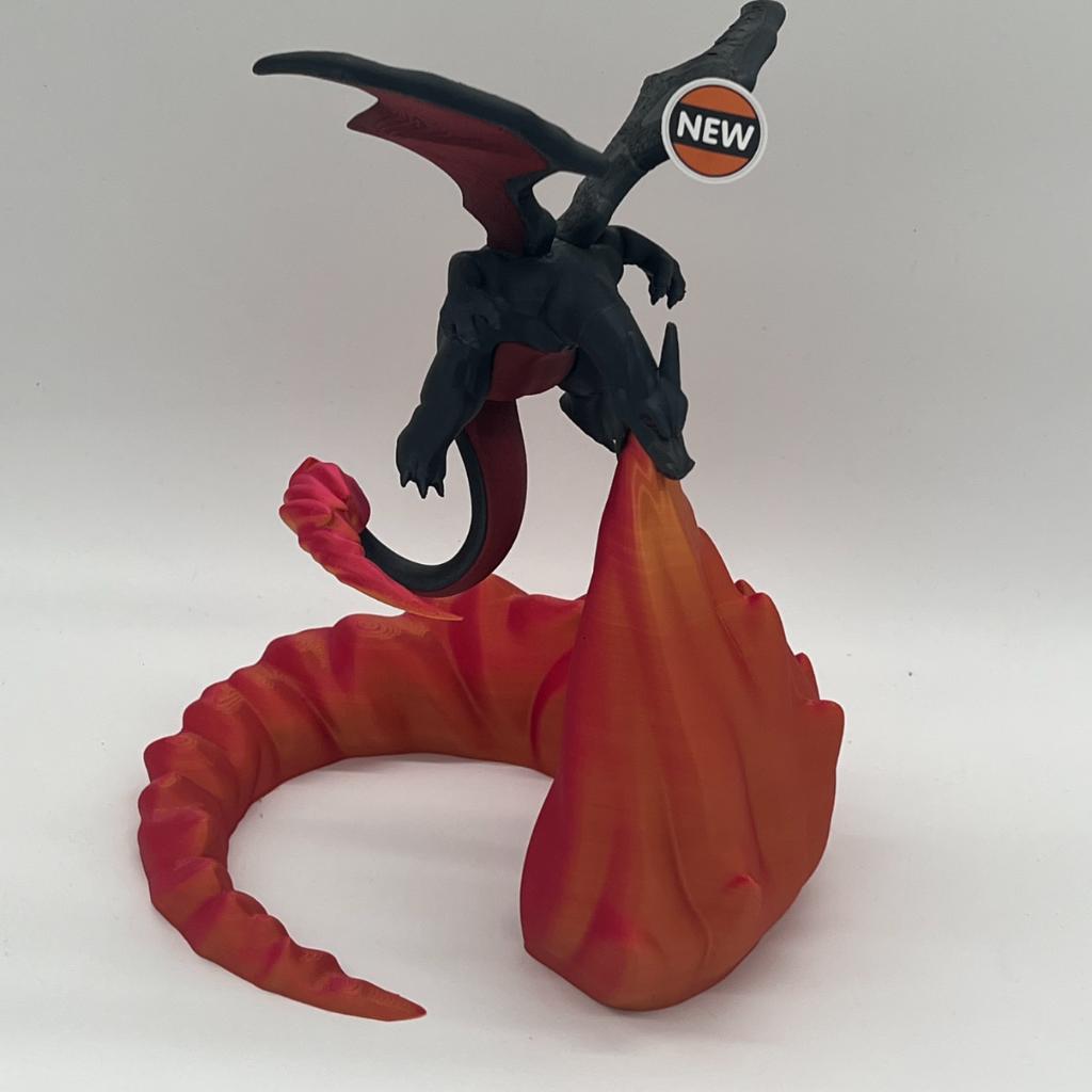 Pokémon Statue | Vuurspugende Shiny Charizard | NIEUW, Verzamelen, Ophalen of Verzenden, Nieuw, Fantasy