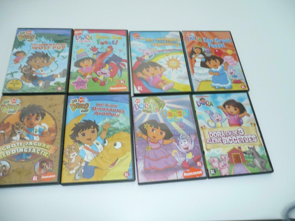 8 dvd dora /diego, Cd's en Dvd's, Dvd's | Kinderen en Jeugd, Avontuur, Alle leeftijden, Ophalen of Verzenden