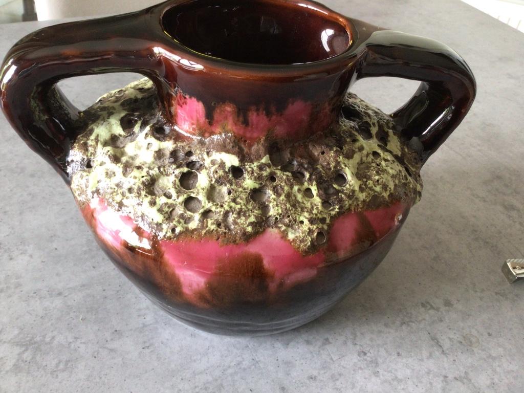 Vase céramique Fat Lava Charles Cart, Antiek en Kunst, Antiek | Vazen, Ophalen