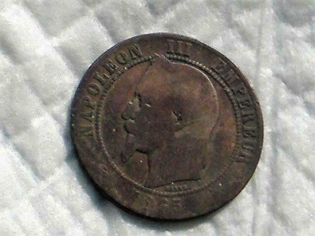 Napoléon lll, 1865 (105), Ophalen of Verzenden, Frankrijk, Losse munt