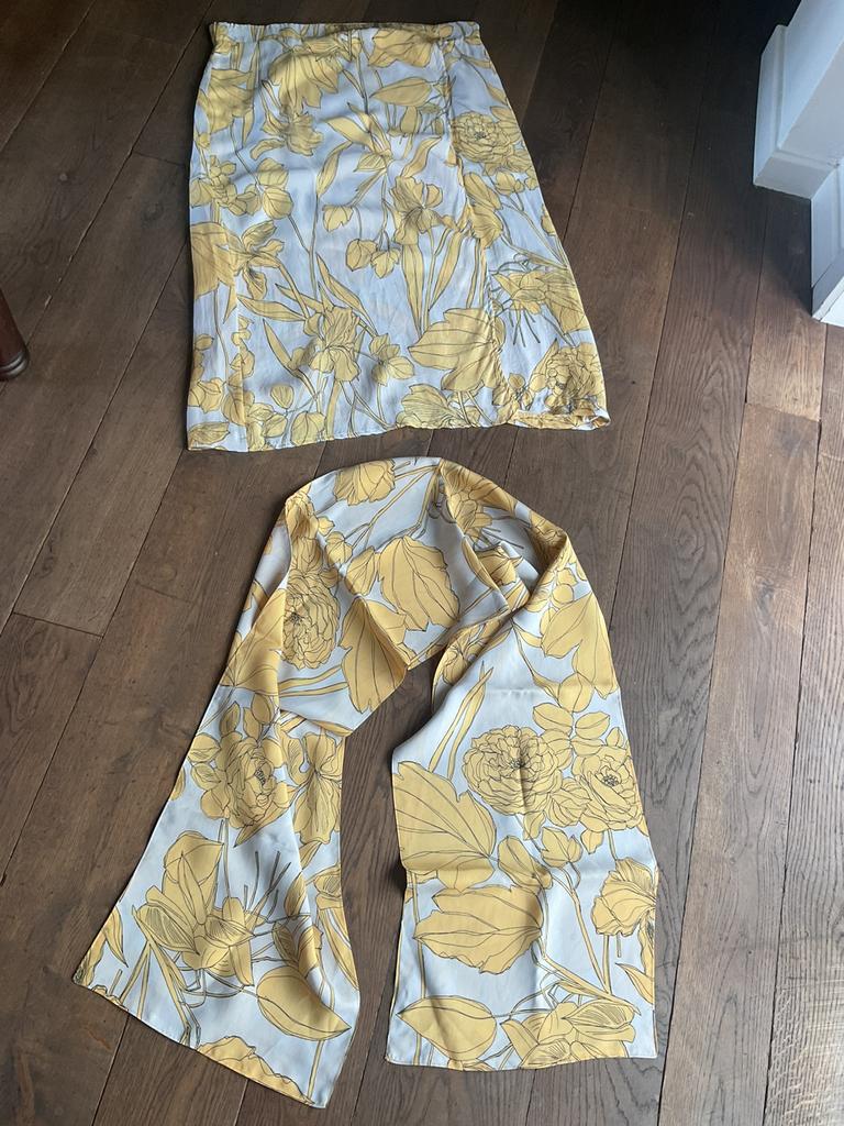 Jupe longue avec foulard, AMania Mo, tailles 44-46, Enlèvement ou Envoi, Jaune