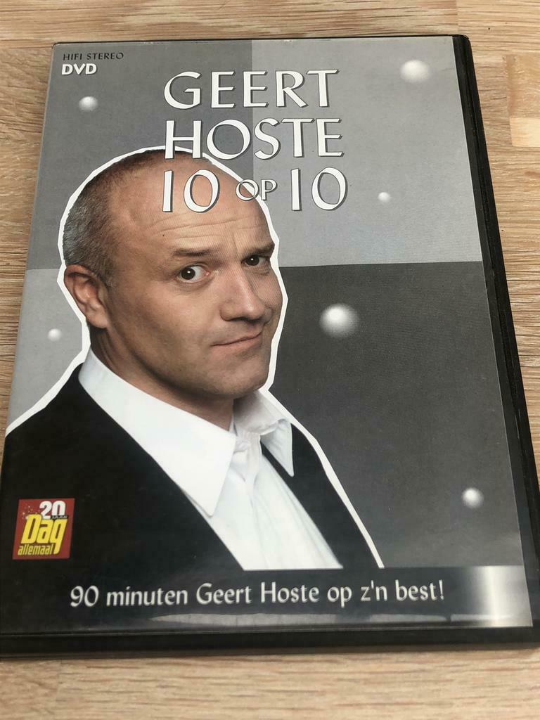 Geert Hoste - DVD - 10 op 10, Ophalen of Verzenden, Stand-up of Theatershow