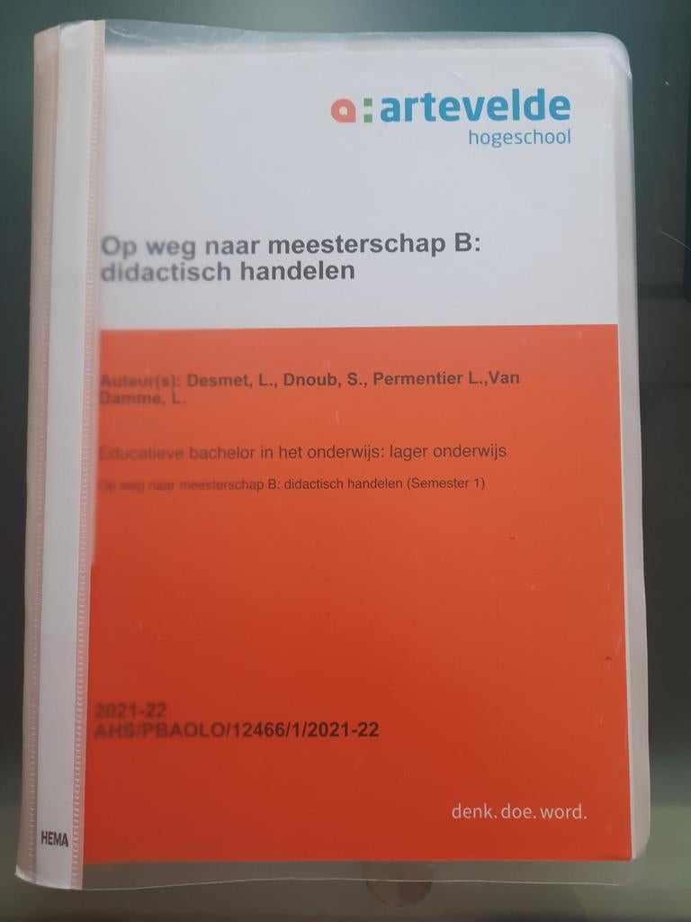 Op weg naar meesterschap B, Boeken, Studieboeken en Cursussen, Ophalen of Verzenden, Zo goed als nieuw, Hogeschool