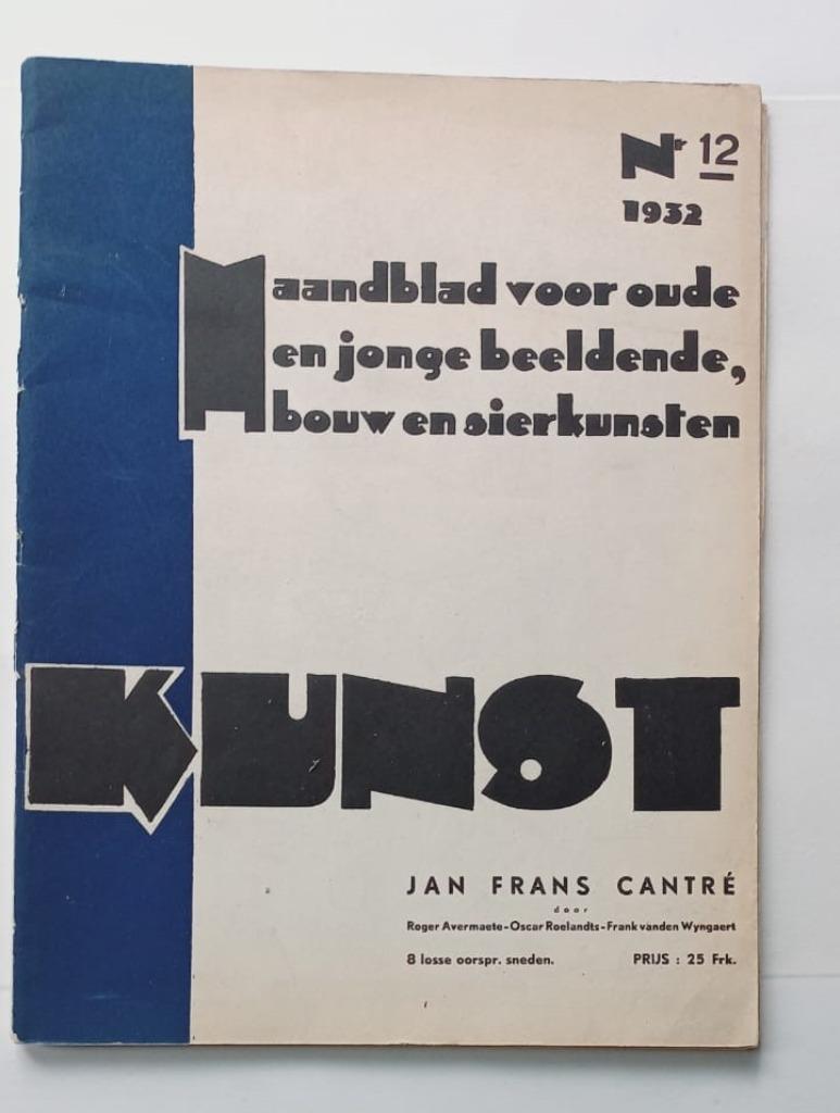 Jan Frans Cantré 8 gravures sur bois Art 1932 Roger Avermaet, Enlèvement ou Envoi