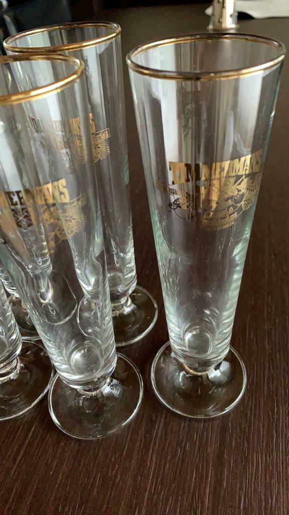 5 verres à bière Timmermans, Collections, Enlèvement ou Envoi, Comme neuf