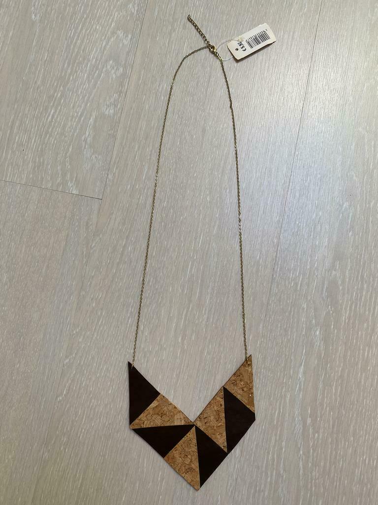 Collier Neuf!, Bijoux, Sacs & Beauté, Colliers, Neuf, Brun, Autres matériaux, Réglable
