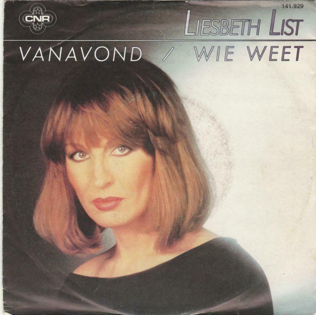 45T:Liesbeth List: Vanavond, Enlèvement ou Envoi, Autres formats