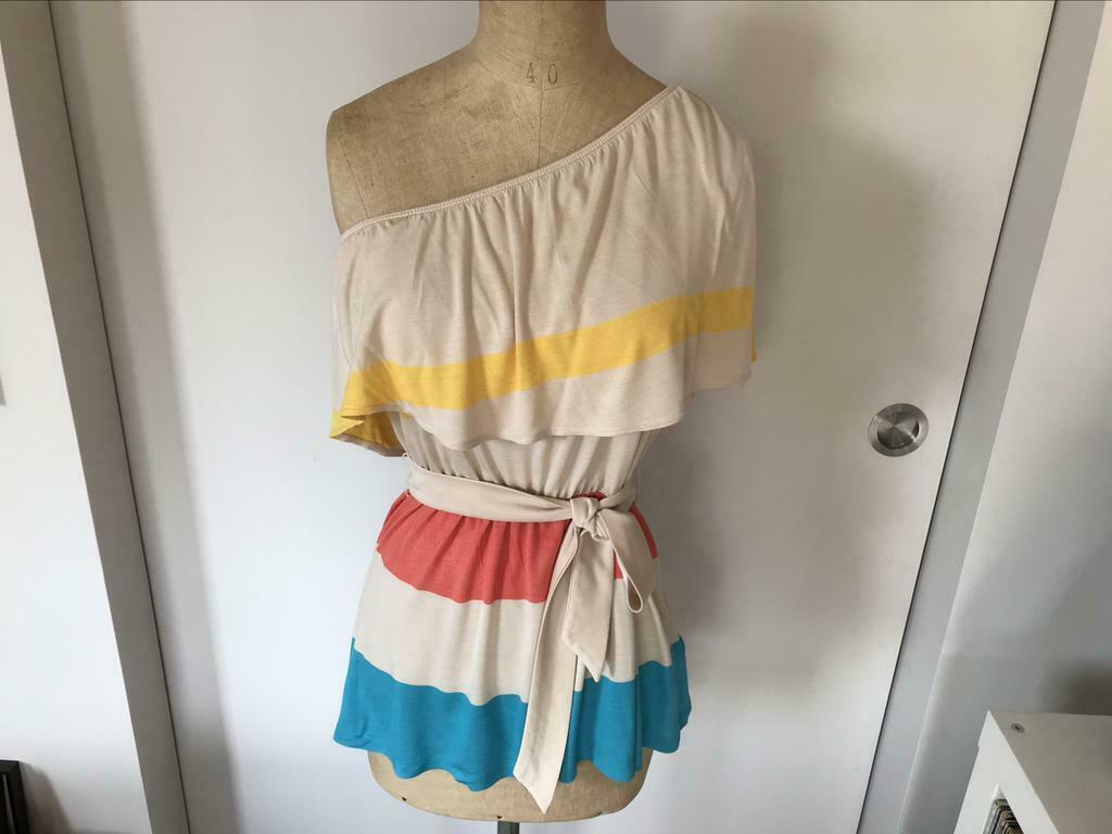 Juicy Couture, top met strepen maat S, ANDERE, Enlèvement ou Envoi, Comme neuf, Taille 36 (S)