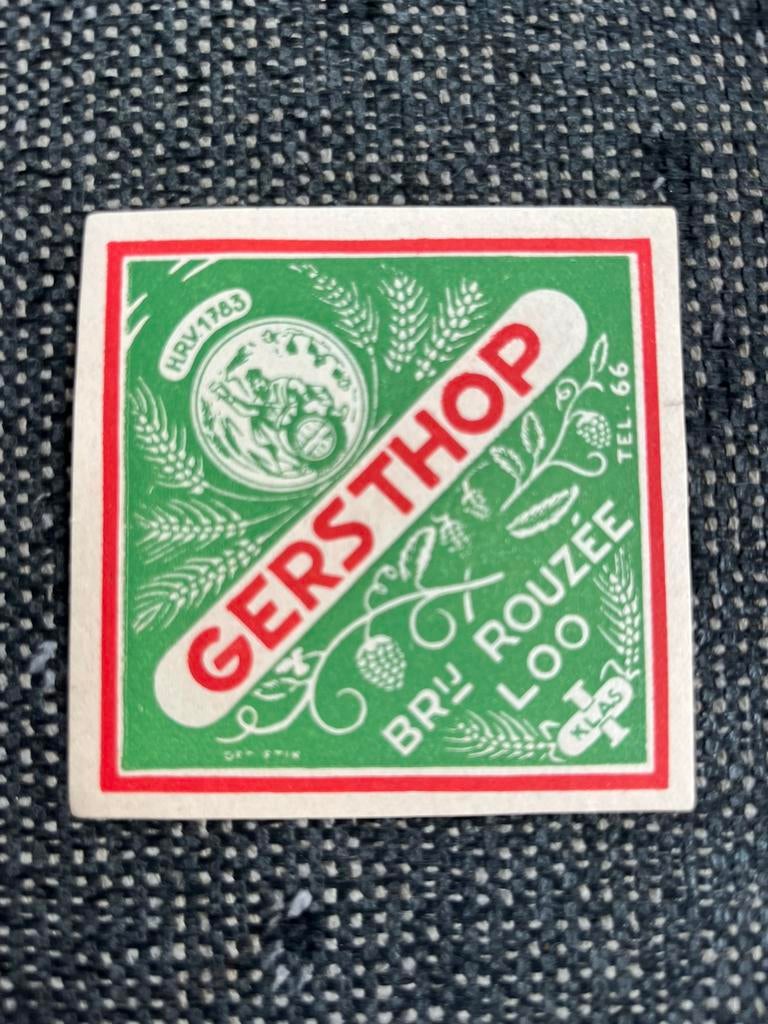 Bieretiket Brouwerij Rouzée - Loo, Verzamelen, Ophalen