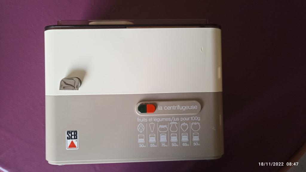 Centrifugeuse Seb, Electroménager, Enlèvement, Comme neuf