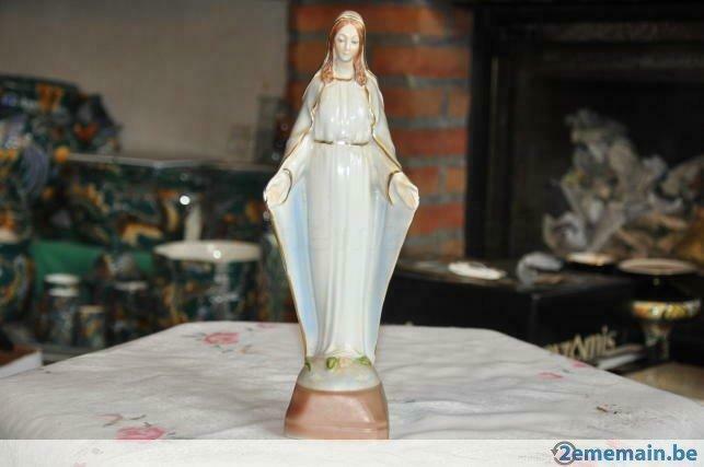 vierge porcelaine 29 cm, Antiquités & Art, Enlèvement