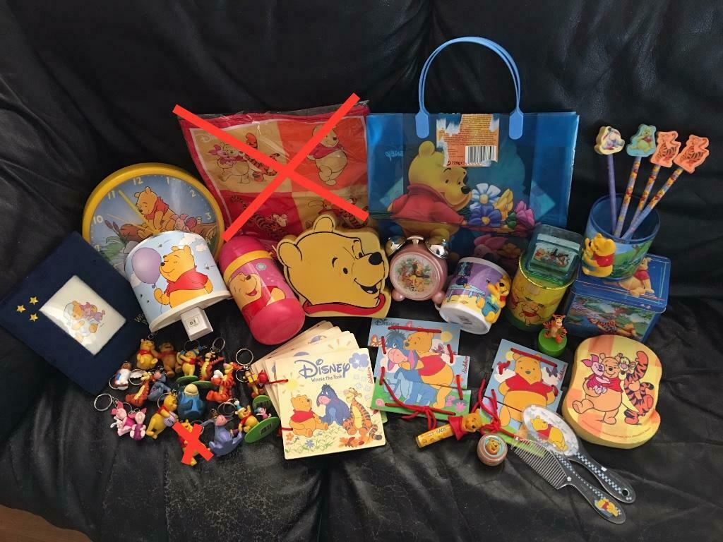 Lot Winnie The Pooh artikelen (tassen, sleutelhangers, ...), Enlèvement ou Envoi, Neuf