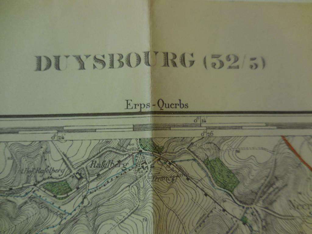 anciennes cartes topographiques de 1884 à 1950, Enlèvement