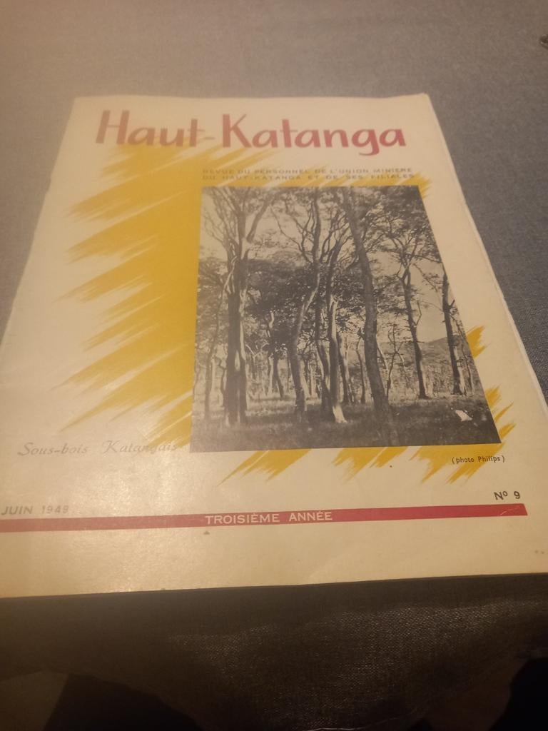 Haut katanga /congo belge, Enlèvement ou Envoi